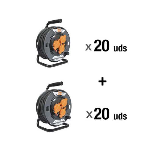 Mix Enrollacable IP55 20 Un/25 m - 20 Un/50 m DUOLEC