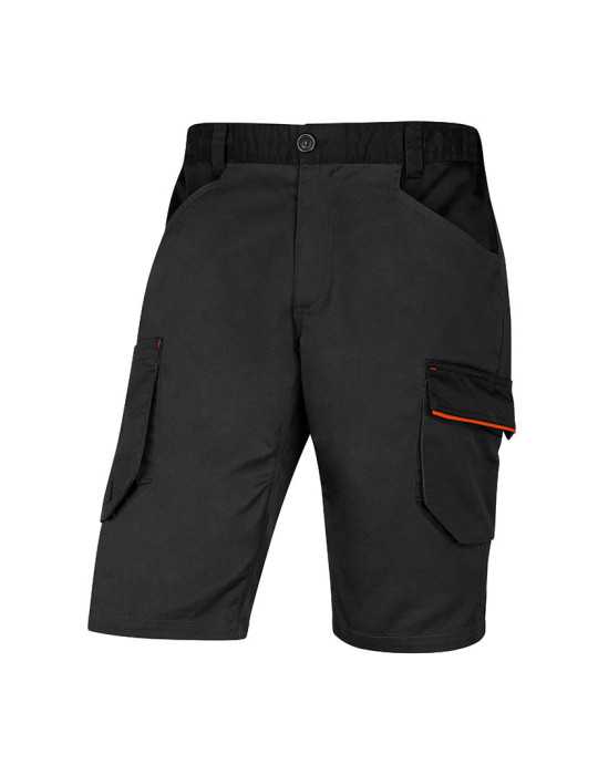 Bermuda 7 Bolsillos Gris-Naranja T/XL DELTAPLUS