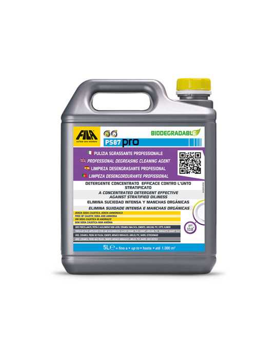 Detergente Desengrasante Profesional Fila 5 L FILA