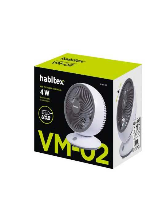 Ventilador de Mesa USB VM02 HABITEX