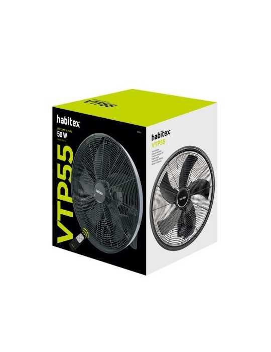 Ventilador de Pared VTP55M con Mando a Distancia HABITEX
