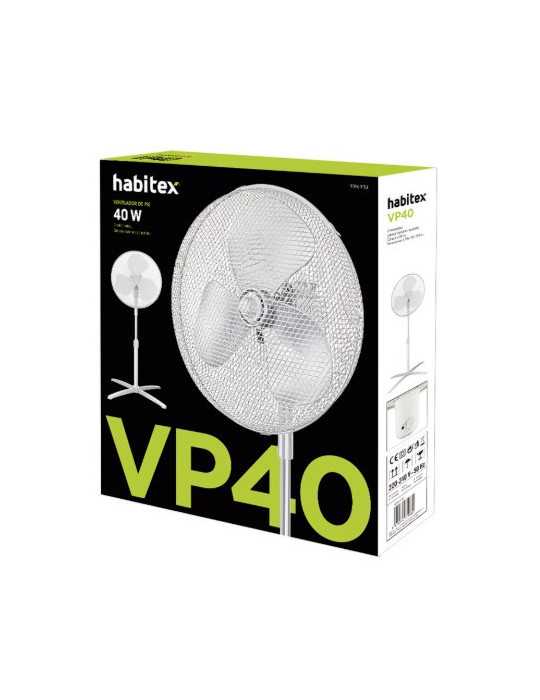 Ventilador de Pie VP40 Blanco HABITEX