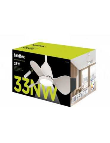 Ventilador de Techo LED Blanco 33NW HABITEX 2