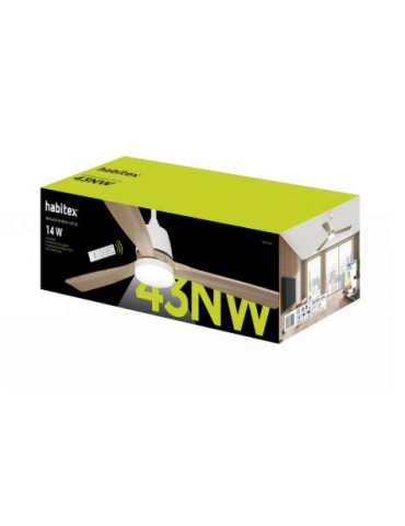 Ventilador de Techo LED Blanco 43NW HABITEX 2
