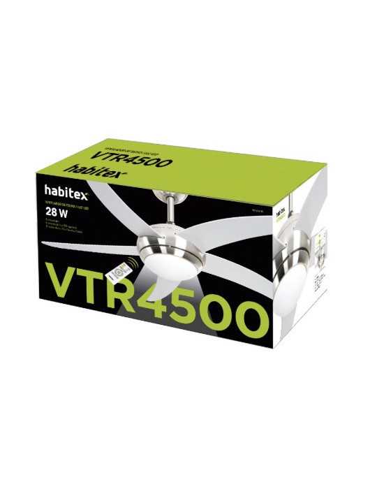 Ventilador de Techo LED VTR 4500 con Mando a Distancia HABITEX