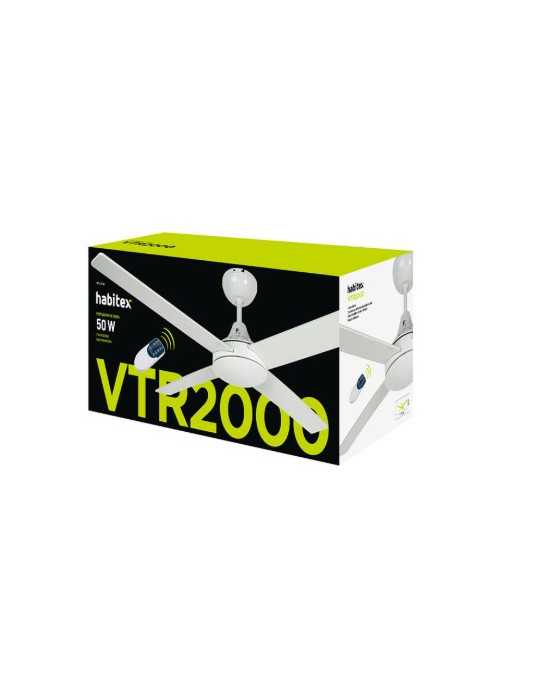 Ventilador de Techo VTR 2000 Blanco HABITEX