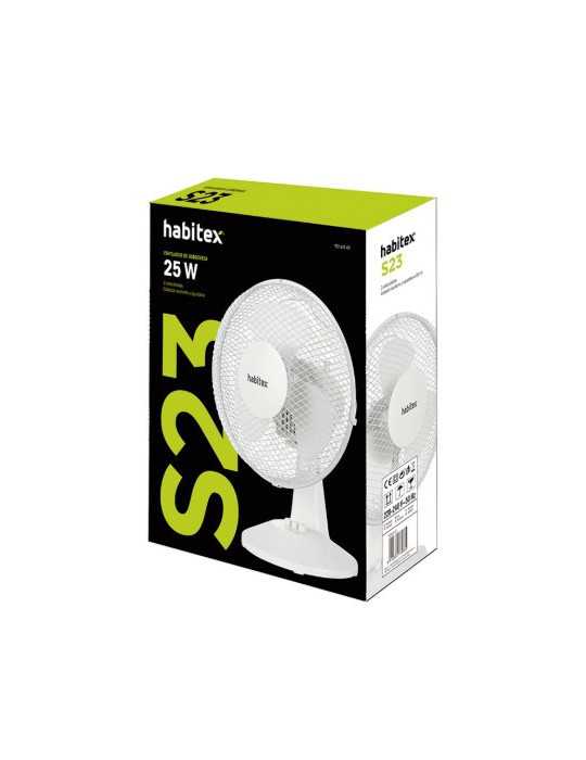 Ventilador Sobremesa S23 Blanco HABITEX