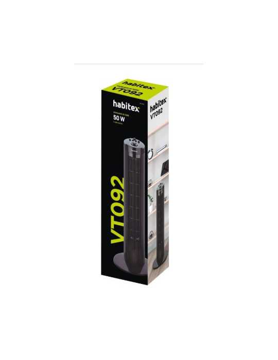Ventilador Torre 29" Negro HABITEX