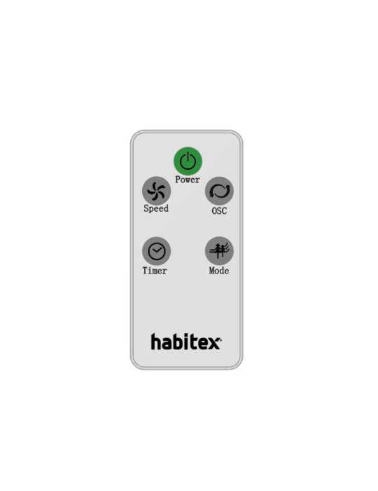 Ventilador Torre VT60 con Mando a Distancia HABITEX