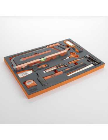 Bandeja de espuma con juego de herramientas varias ALYCO ORANGE 2