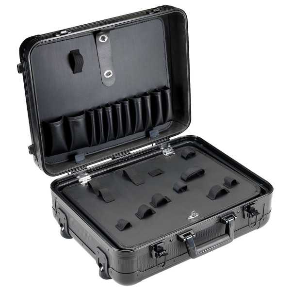 Maleta trolley de aluminio reforzada con 51 piezas de herramientas ALYCO