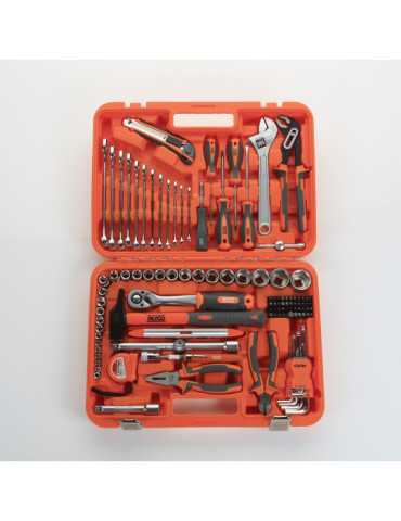 Juego combinado de herramientas en estuche de plástico de 113 piezas ORANGE ALYCO 2