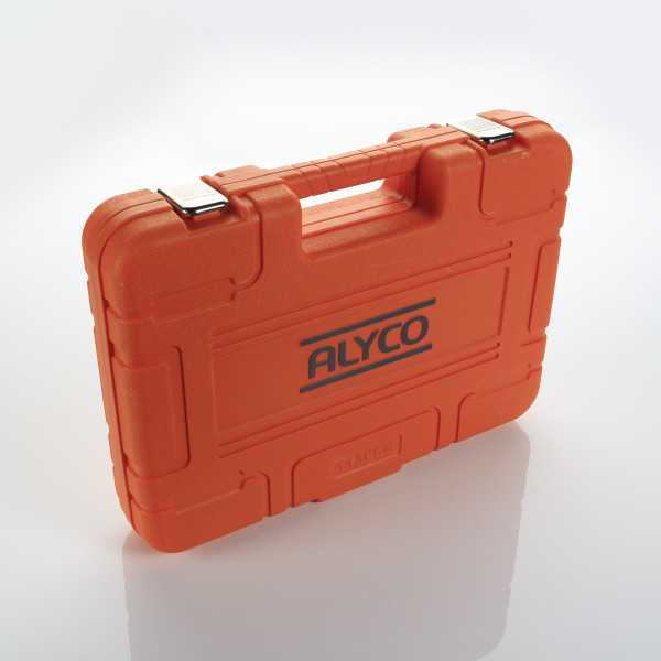 Juego combinado de herramientas en estuche de plástico de 113 piezas ORANGE ALYCO