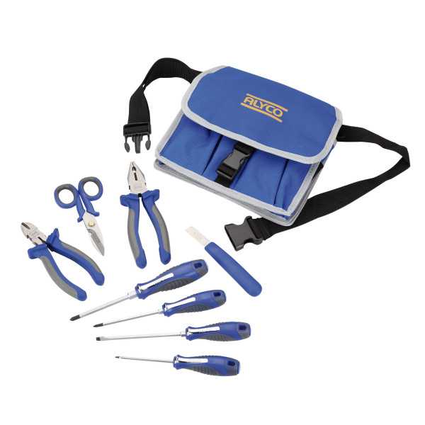 Bolsa de nylon con 9 herramientas ALYCO