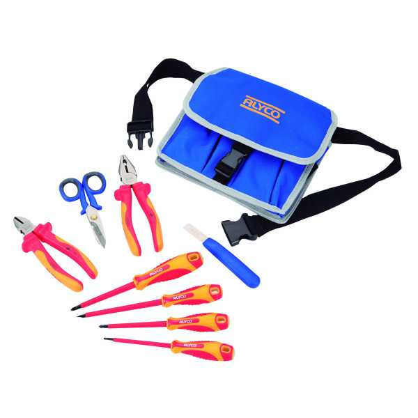 Bolsa de nylon con 9 herramientas aisladas ALYCO
