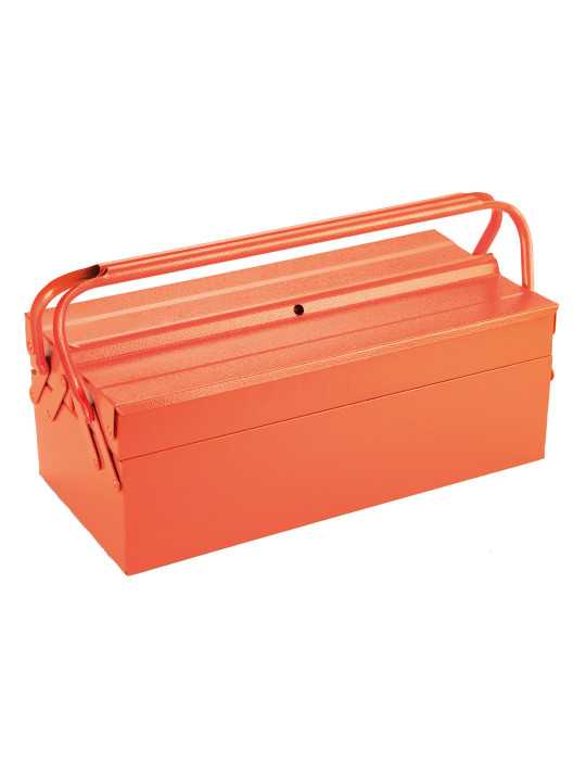 Caja metálica de herramientas de 3 bandejas con 65 piezas ORANGE ALYCO
