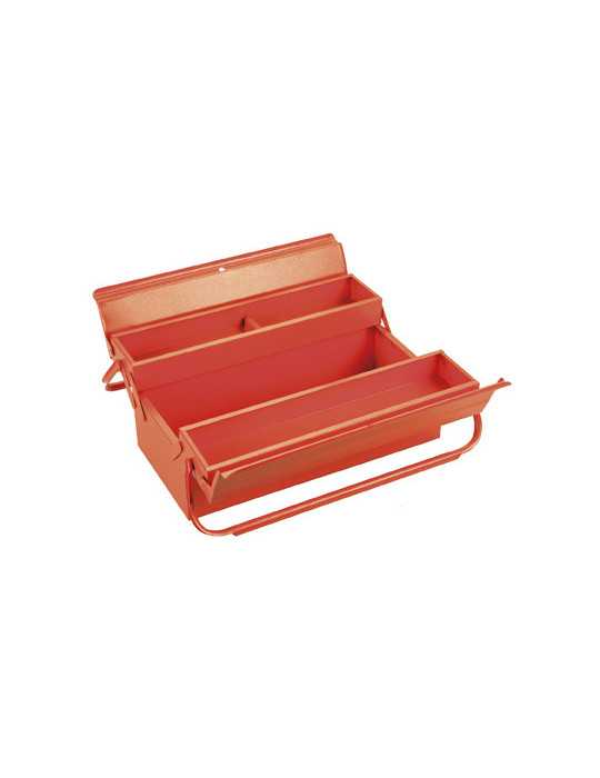 Caja metálica de herramientas de 3 bandejas con 65 piezas ORANGE ALYCO