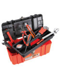 Caja de herramientas de plástico con 33 piezas ORANGE ALYCO