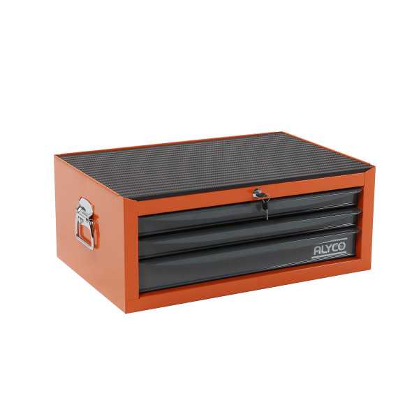 Arcón metálico de 3 cajones 667x439x269 mm ORANGE ALYCO