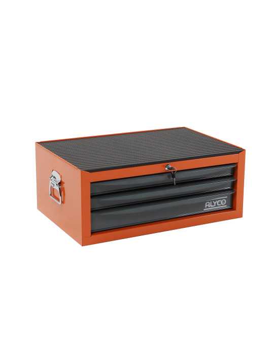Arcón metálico de 3 cajones 667x439x269 mm ORANGE ALYCO