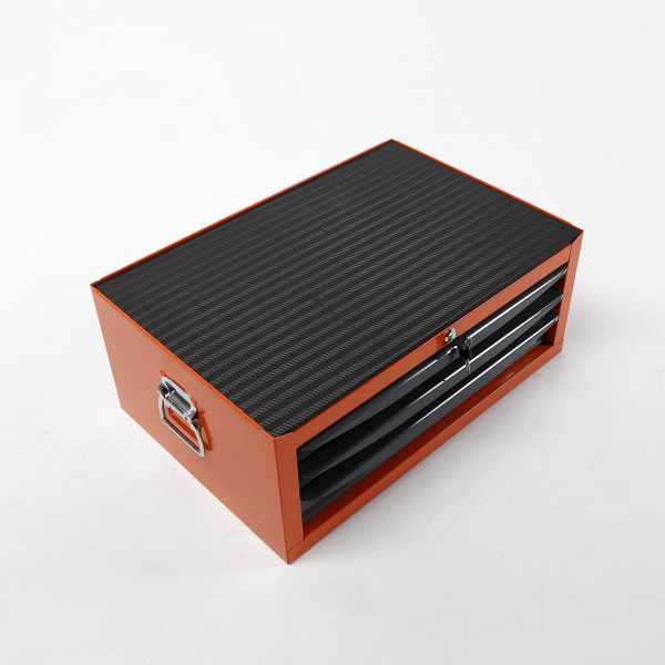 Arcón metálico de 3 cajones 667x439x269 mm ORANGE ALYCO