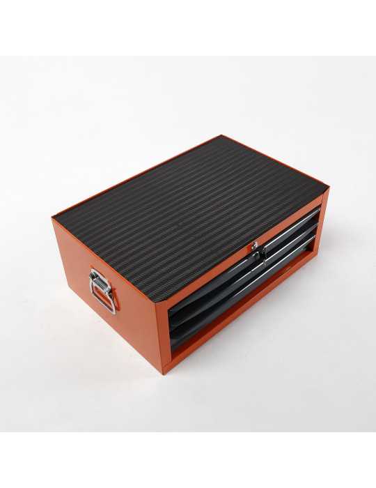 Arcón metálico de 3 cajones 667x439x269 mm ORANGE ALYCO