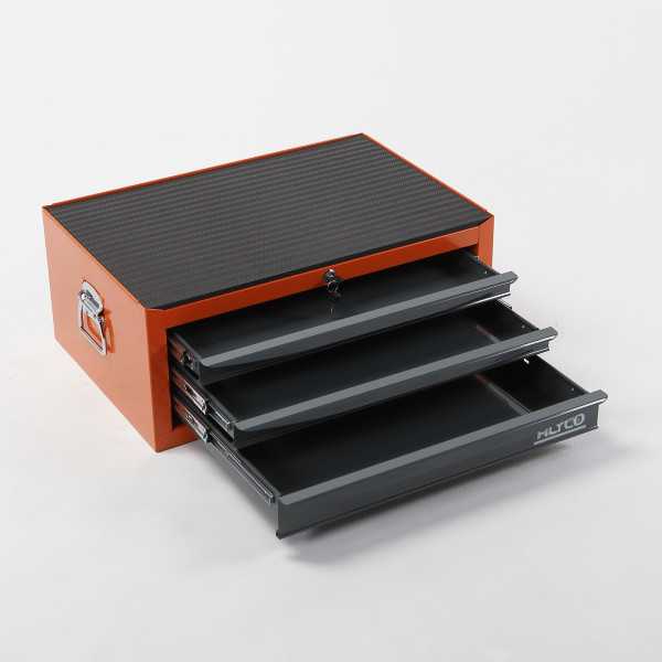 Arcón metálico de 3 cajones 667x439x269 mm ORANGE ALYCO