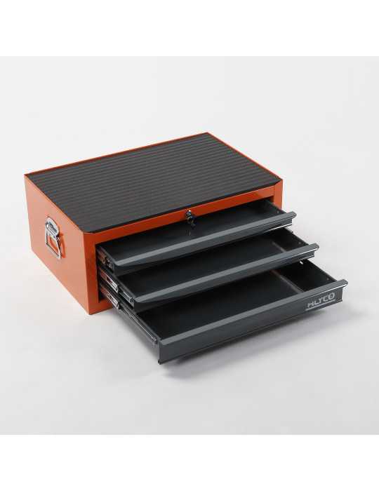 Arcón metálico de 3 cajones 667x439x269 mm ORANGE ALYCO