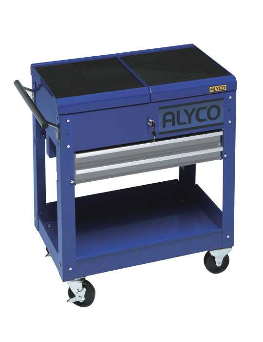 Carro de taller ligero de 3 cajones con apertura superior ALYCO