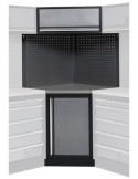 Módulo esquinero con base de acero inoxidable para conjunto de taller ALYCO