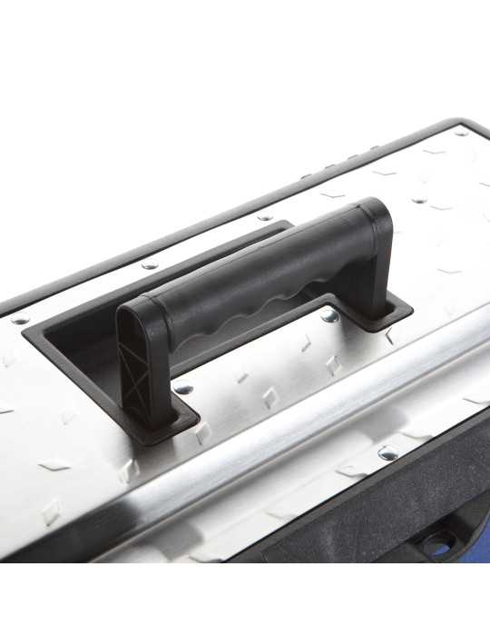 Caja metálica reforzada con bandeja interior 580x300x255 mm ALYCO