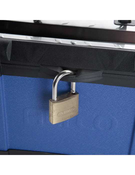 Caja metálica reforzada con bandeja interior 580x300x255 mm ALYCO