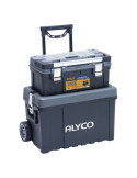 Trolley con baúl y caja de plástico 634x300x500 mm ALYCO