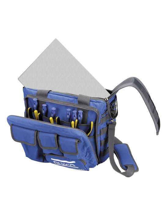 Maleta trolley de aluminio con 4 ruedas y bolsa de nylon ALYCO