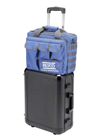 Maleta trolley de aluminio reforzada con bolsa de nylon ALYCO