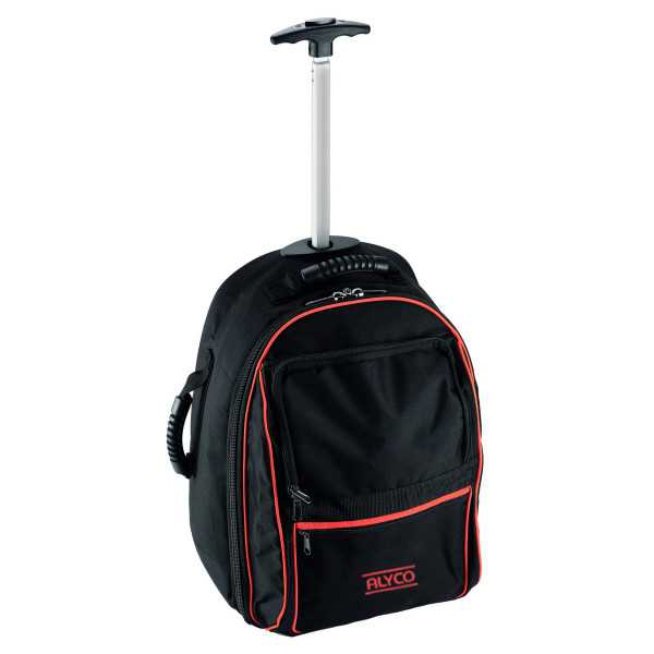 Mochila trolley de nylon con ruedas ORANGE ALYCO