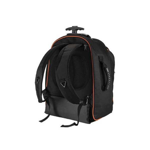 Mochila trolley de nylon con ruedas ORANGE ALYCO