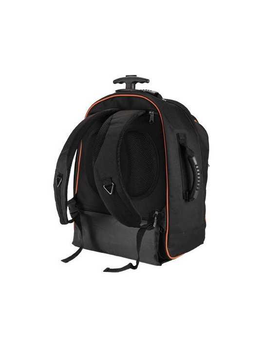 Mochila trolley de nylon con ruedas ORANGE ALYCO