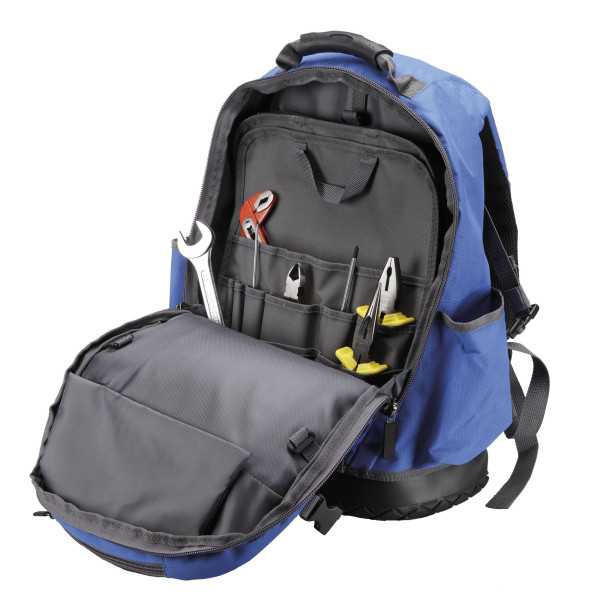 Mochila de nylon reforzada con panel interior para herramientas ALYCO