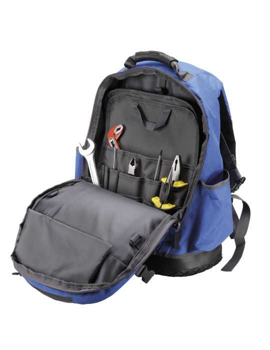 Mochila de nylon reforzada con panel interior para herramientas ALYCO