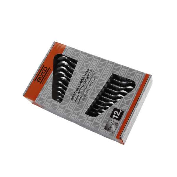 Juego de llaves fijas en soporte de plástico ORANGE ALYCO