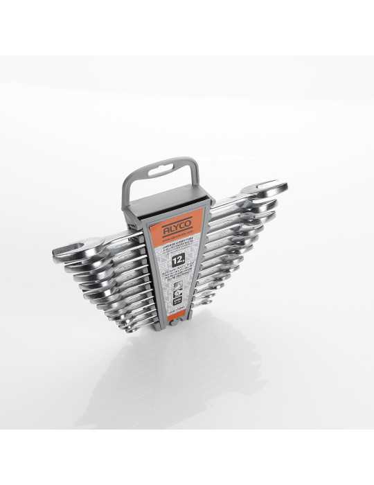 Juego de llaves fijas en soporte de plástico ORANGE ALYCO
