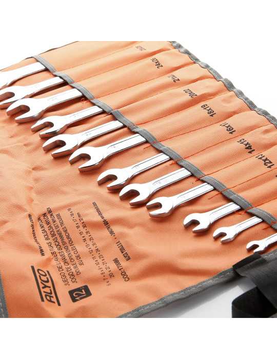Juego de llaves fijas en bolsa de nylon ORANGE ALYCO