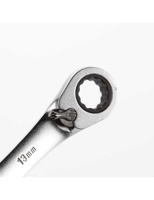 Llave combinada con carraca reversible 27 mm ALYCO