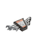 Juego de 5 llaves combinadas con carraca 8-19 mm en soporte de plástico ORANGE ALYCO