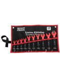 Juego de 10 llaves fijas aisladas VDE en bolsa de nylon ALYCO
