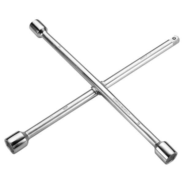 Llave en cruz soldada para ruedas 24-27-32 mm + 3/4" ALYCO