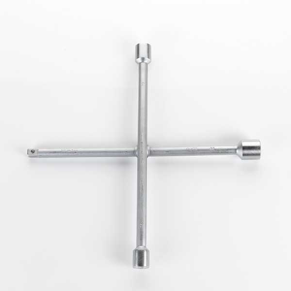 Llave en cruz soldada para ruedas 24-27-32 mm + 3/4" ALYCO