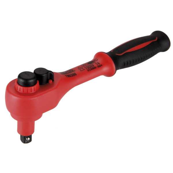 Llave de carraca aislada VDE 1000V 1/4" ALYCO