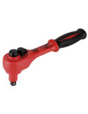 Llave de carraca aislada VDE 1000V 1/4" ALYCO
